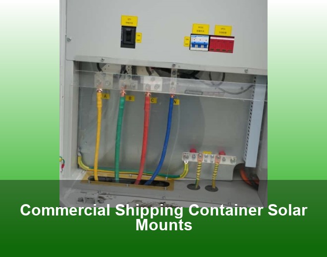 Commercial Shipping Container Solar Mounts